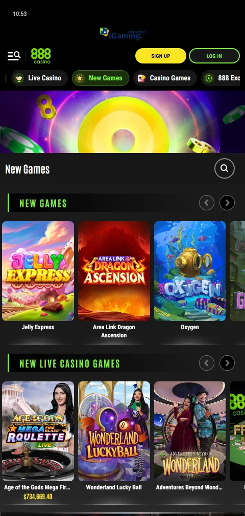 Kasse von 888 Casino mit EPS, Visa, Skrill und Paysafecard für Einzahlungen