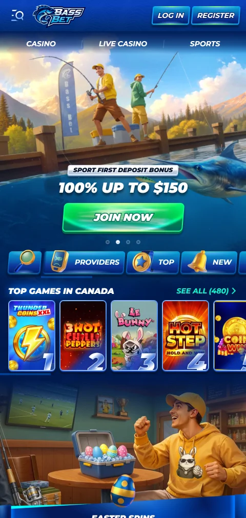 BassBet Casino als Progressive Web App am Smartphone unter Android und iOS