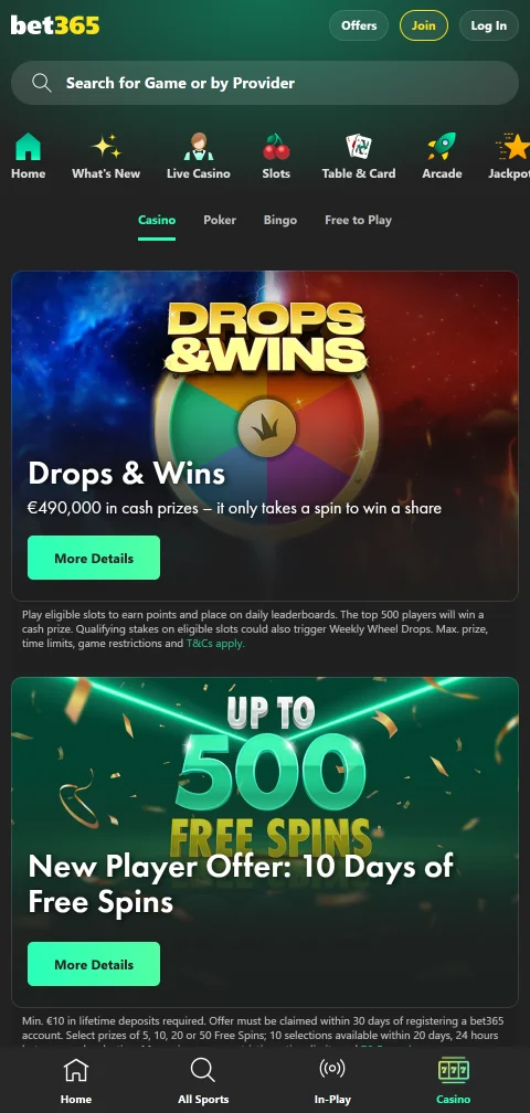 Spielerschutz bei bet365 mit Einzahlungslimits und Lizenzangaben der Malta Gaming Authority