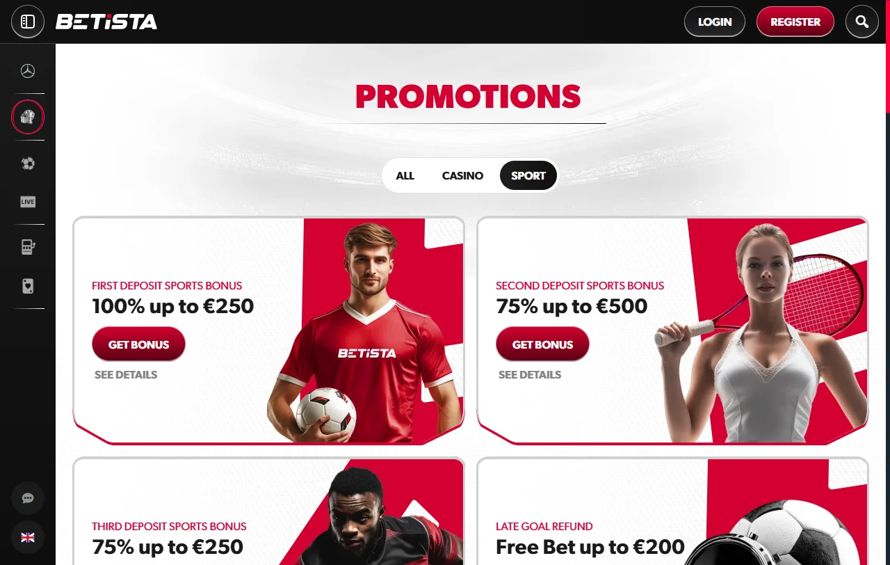 Betista Casino Willkommenspaket bis 3.700 € mit 100 Freispielen und Bonusbedingungen