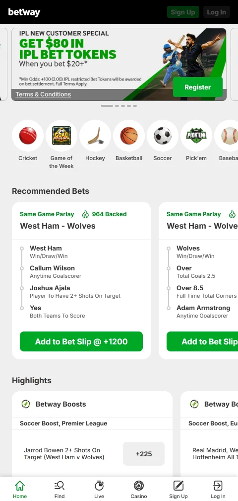 Lizenzangaben der Malta Gaming Authority und Spielerschutz bei Betway Casino