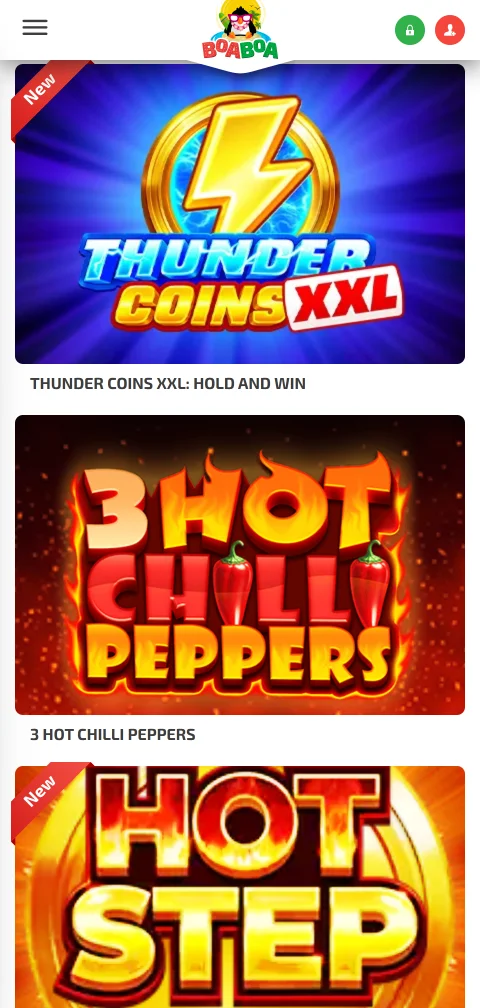 Lizenzangaben und Spielerschutz von BoaBoa Casino im Fußbereich der Website