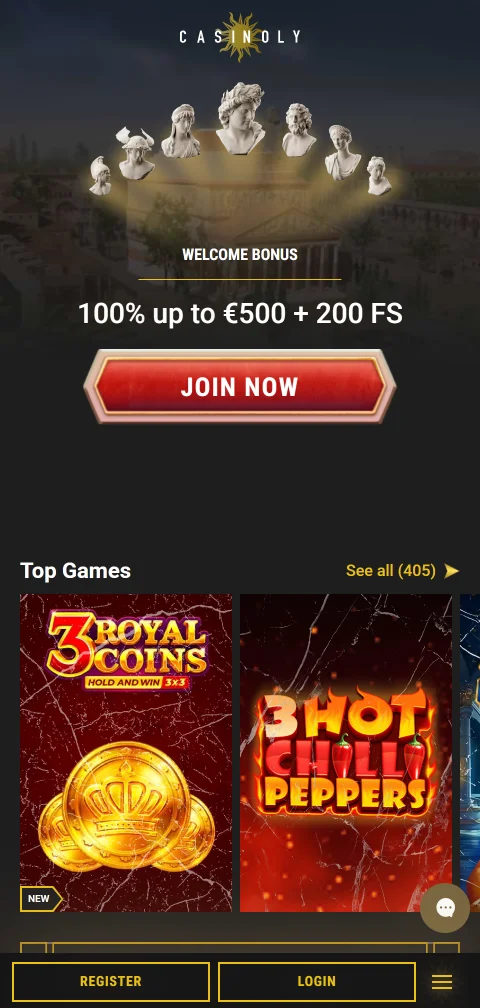 Casinoly Casino im mobilen Browser auf dem Smartphone ohne eigene App