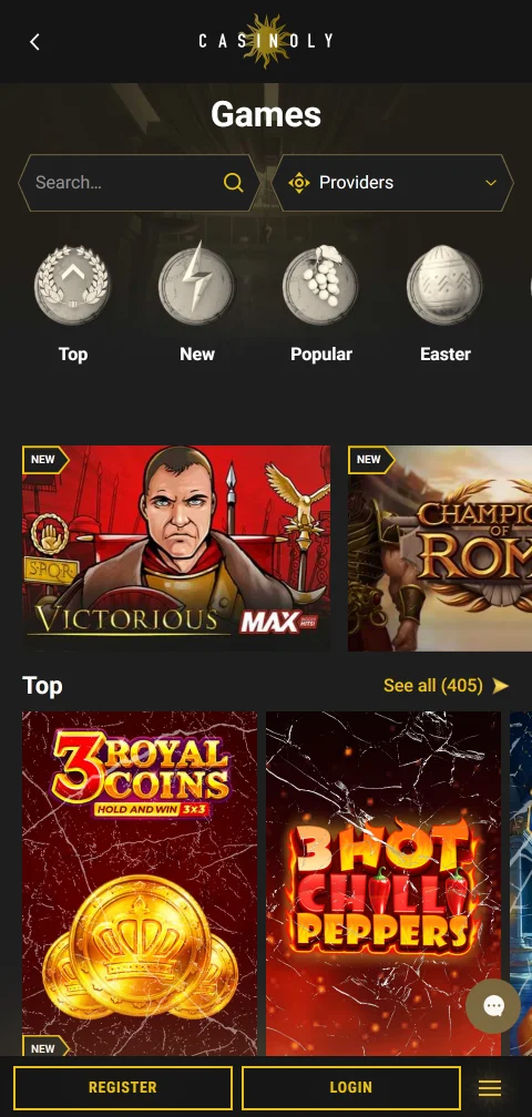Casinoly Kassenbereich mobil mit Skrill, Paysafecard, Visa und Bitcoin für Einzahlungen