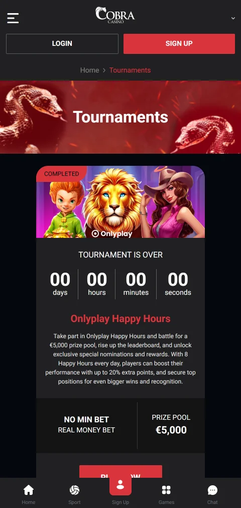 Lizenzangaben von Cobra Casino zur Tobique Gaming Commission und Novatrix SRL