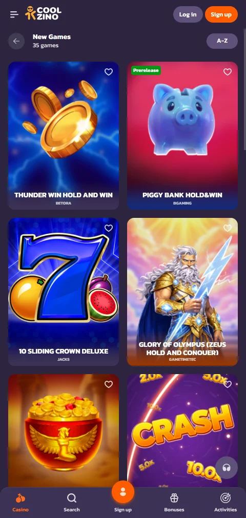 Lizenzangaben von Coolzino Casino mit Curaçao-Zertifikat und Werkzeugen für Spielerschutz