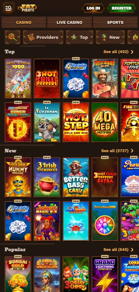 Lizenzangaben und Sicherheitshinweise von Fat Pirate Casino für Spieler in Österreich