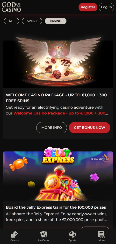 Lizenzangaben von God of Casino zur Anjouan-Lizenz und SSL-Verschlüsselung