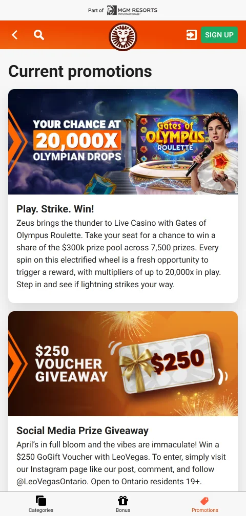 Ein- und Auszahlung bei LeoVegas Casino mit EPS, Paysafecard und Apple Pay