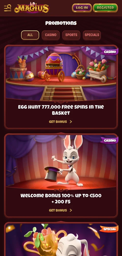 Magius Casino Zahlungsmethoden mit Mastercard, MiFinity, Paysafecard und Kryptowährungen