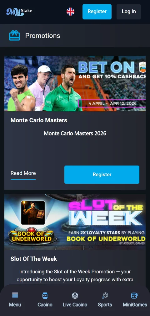 Lizenzangaben von MyStake Casino zur Curaçao Gaming Authority und GTW B.V.