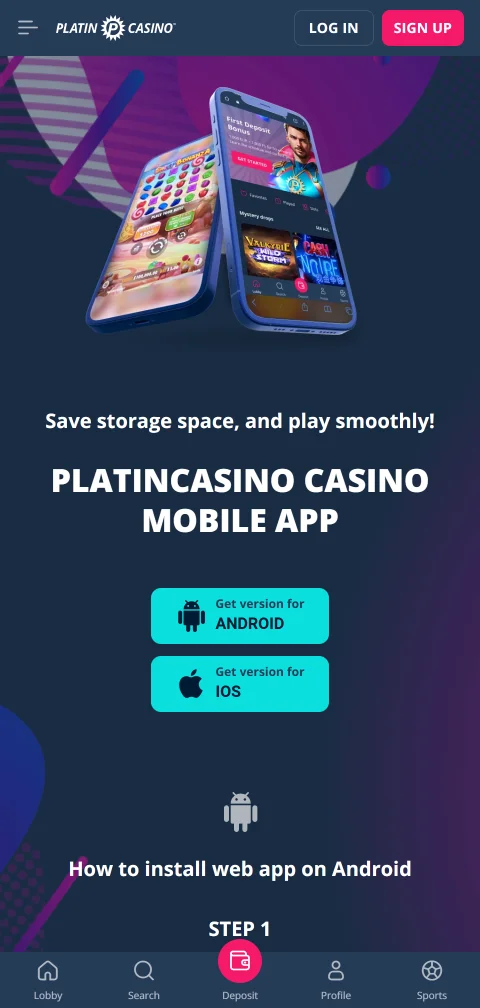 Ein- und Auszahlung bei Platin Casino mit Karten, E-Wallets und Kryptowährungen