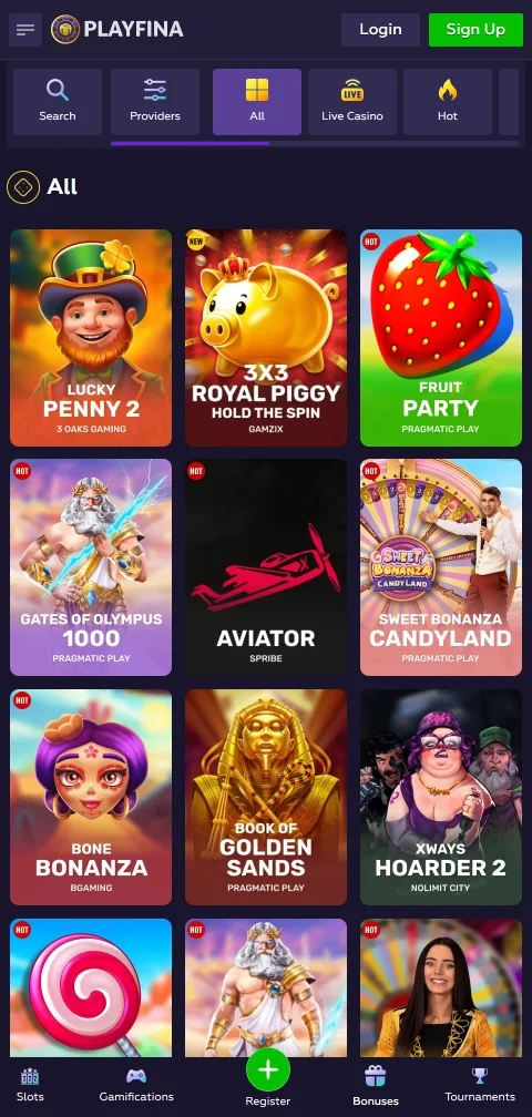 Lizenzangaben und Verantwortungsvolles Spielen bei Playfina Casino am Handy