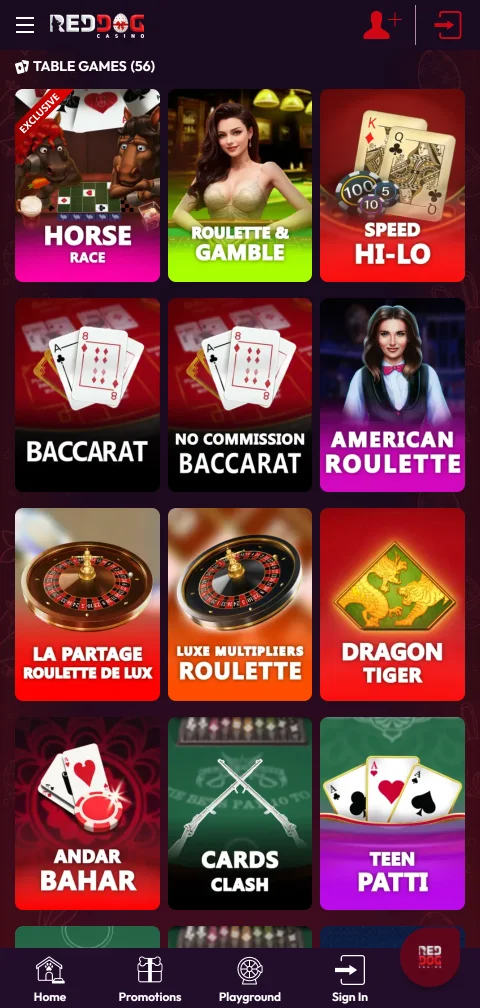 Lizenzangaben und SSL-Verschlüsselung von Red Dog Casino für Spieler aus Österreich