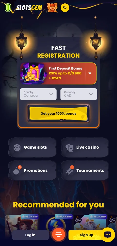 Slotsgem Casino als HTML5-Web-App im Smartphone-Browser ohne Download