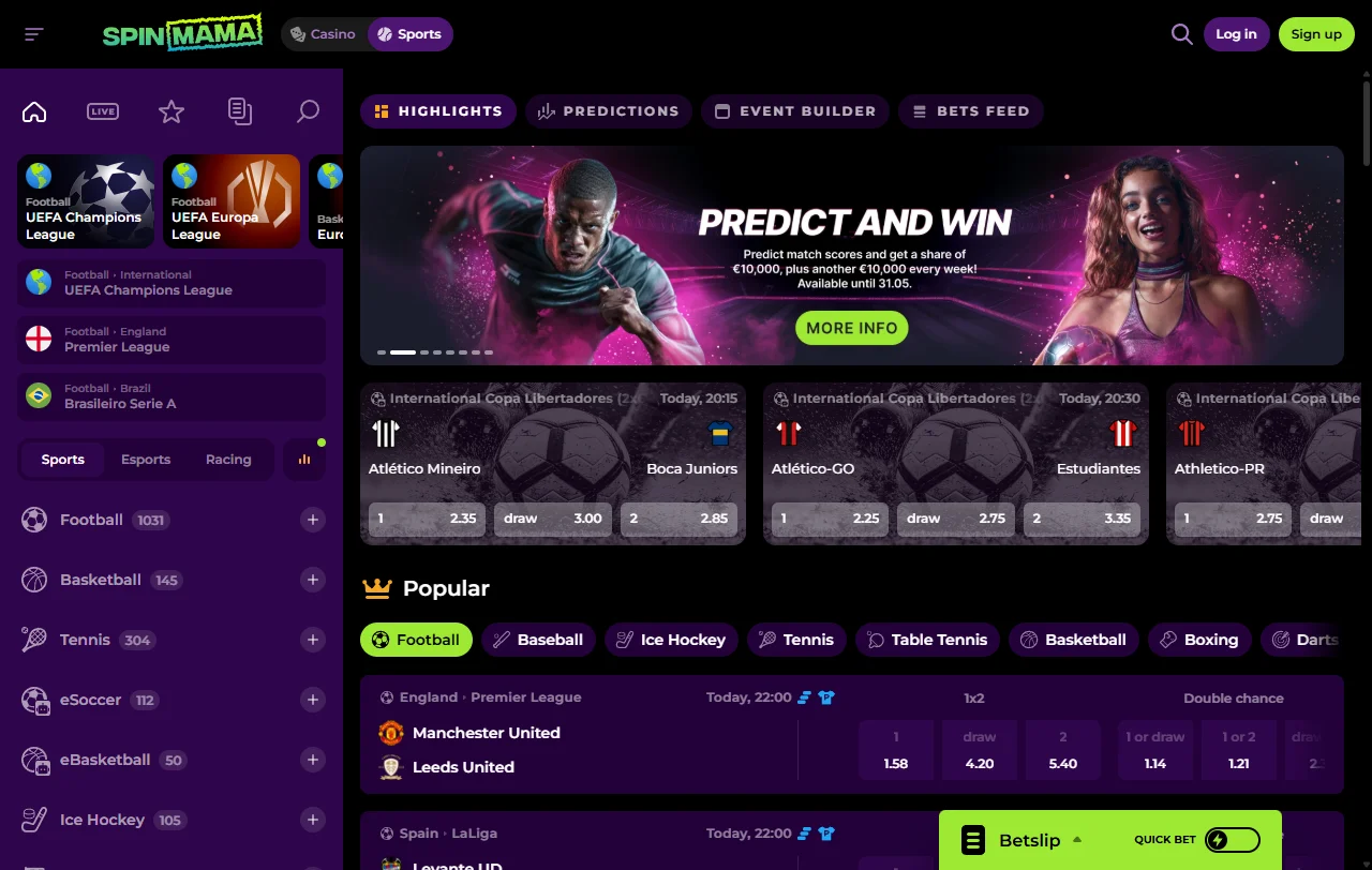Spinmama Willkommenspaket bis 1.500 € mit 250 Free Spins und Bedingungen