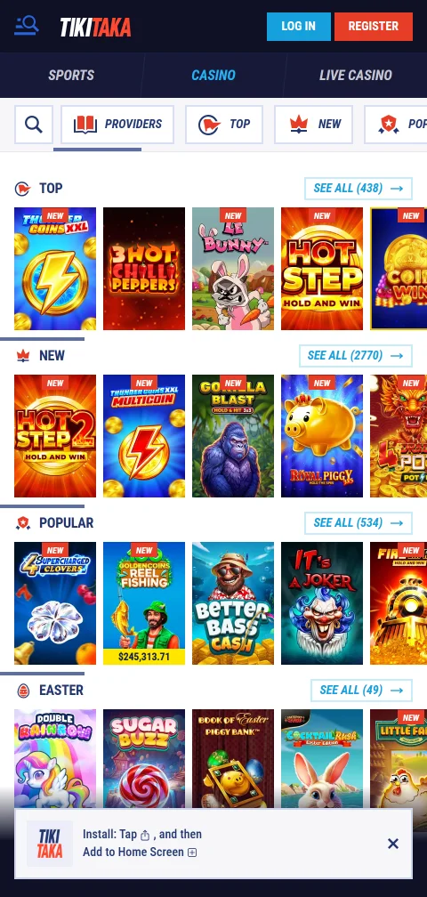 Zahlungsmethoden bei TikiTaka Casino mit Karten, E-Wallets, Paysafecard und Kryptowährungen
