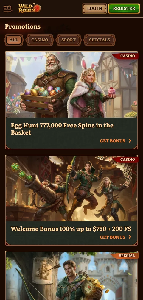 Sicherheitsangaben und Spielerschutz bei Wild Robin Casino mit Selbstsperre per E-Mail