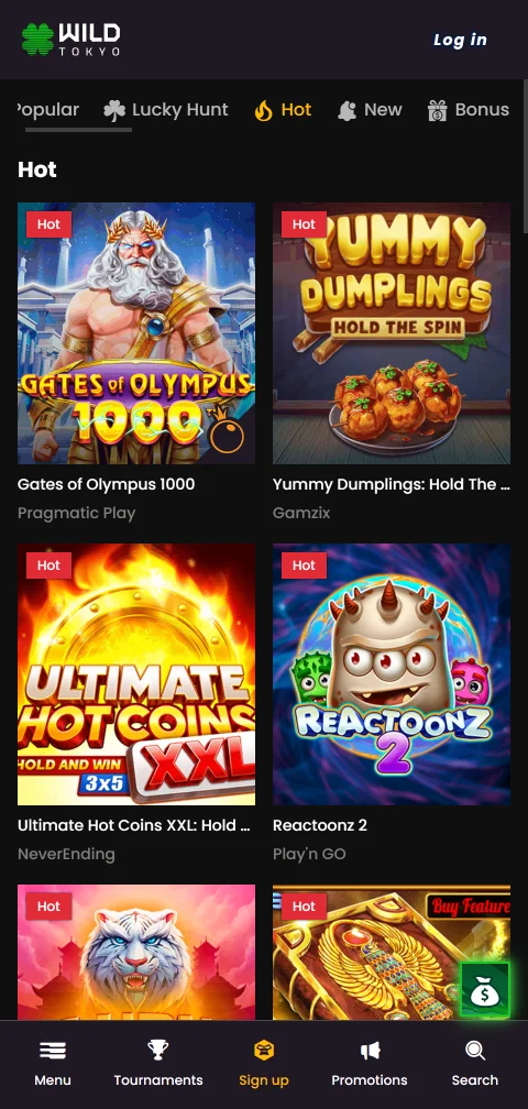 Sicherheit bei Wild Tokyo Casino: Curaçao-Lizenz, SSL-Verschlüsselung und Spielerschutz-Werkzeuge